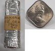 Weltmünzen 15 Cents Bahamas BU Coins w/Hibiscus-KM#5 Roll of 30 in Wrapper as Shown -