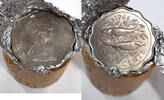Weltmünzen 10 Cents 1966 Bahamas  BU Coins w/Bonefish-KM#4 Roll of 20 in... 42,62 EUR  Excl. 21,31 EUR Verzending