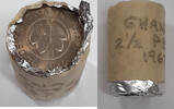 Weltmünzen 1967 Ghana 2.5 Pesewas Coin KM#14 - BU Roll of 20 Coins in Wrapper 20 BU coins in wrapper--see photos