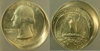 USA Washington Quarter 25c Mint Error Struck 10% Off Center ANACS MS-63 -