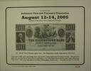 Briefmarken August 33rd Year Washington Baltimore Coin & Currency Show Souvenir Card  2005 Some corners are lightly bent