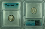 USA Dime Mercury Silver 10c Coin ICG MS-65 Toned (Looks Full Bands FB) (E) -