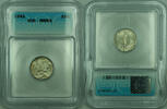 USA Dime Mercury Silver 10c Coin ICG MS-65 Toned (Looks Full Bands FB) (H) -