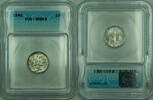 USA Dime Mercury Silver 10c Coin ICG MS-65 Toned (K) -