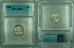 USA Dime Mercury Silver 10c Coin ICG MS-65 Toned (L) -