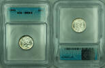 USA Dime Mercury Silver 10c Coin ICG MS-65 (Looks Full Bands FB) (Q) -