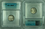 USA Dime Mercury Silver 10c Coin ICG MS-65 Toned (V) -