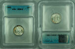 USA Dime Mercury Silver 10c Coin ICG MS-65 Toned (W) -