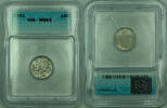 USA Dime Mercury Silver 10c Coin ICG MS-65 Toned (Z) -