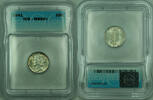 USA Dime Mercury Silver 10c Coin ICG MS-65+ Toned -