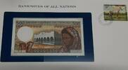 Banknoten 500 Francs Comoro Islands Banknote Crisp Uncirculated in Stamped Envelope -