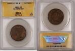 USA Large Cent Braided Hair Coin ANACS GD-6 Details Scratched -