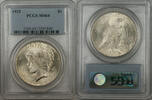 USA Silver Peace Dollar   PCGS MS-64 Light Toning (BR-12 K) $1 Coin 1923 