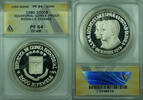 Weltmünzen 2000 Bipkwele Equatorial Guinea Proof   Medal ANACS PF-64 DCAM (WB1) Sterling 1980 ANACS PF-64 DCAM
