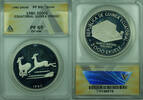 Weltmünzen Equatorial Guinea Proof Silver Impala  ANACS PF-65 DCAM (WB1) 2000 Ekuele 1980 ANACS PF-65 DCAM