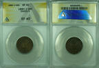 Weltmünzen 2O Sweden ANACS EF 40 Large Letters 2 Ore Coin KM#746 Ore 1880 EF 40