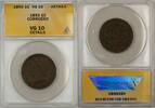 USA Large Cent Braided Hair 1C Coin ANACS VG 10 Details Corroded -