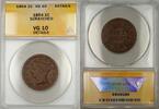 USA Large Cent 1c Coin ANACS VG 10 Details Scratched -