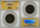 USA Braided Hair   1C Coin ANACS VF 30 Details Scratched Large Cent 1853 VF 30