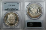 USA Morgan Silver  PCGS MS-64, (Semi PL) JT Dollar 1880 