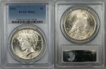USA Silver Peace Dollar   PCGS MS-63 (9a) $1 Coin 1923 PCGS MS-63