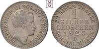 BRANDENBURG / PREUSSEN Silbergroschen 1825 D Friedrich Wilhelm III., 1797-1840. Attraktive Tönung, fast vorzüglich