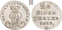 BRAUNSCHWEIG-CALENBERG-HANNOVER 1/24 Taler 1817 H Georg III. 1760-1820. UNC-