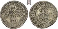 DEUTSCHER ORDEN 3 Kreuzer (Groschen) Johann Kaspar II. von Ampringen, 1664-1684. -