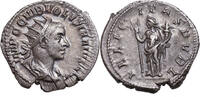 Volusianus (251-253) AR Antoninian Rom, FELICITAS mit Füllhorn, Tönung! -
