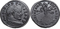 Maximinus II. (Caesar 305-309) Æ Follis Aquileia, 305-306. MARS mit Trophäe -
