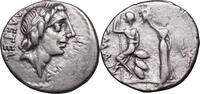 C. Publicius Malleolus (96 BCE) AR Denar Rom, C. Malleolus, A. Albinus Sp.f. and L. Caecilius Metellus -
