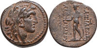 Alexander I. Balas (152-145 BCE) AE Apollo hält Pfeil und Bogen. Gutes Portrait! -