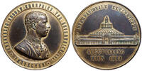 Kronprinz Rudolf (1858-1889) vergoldete AE Medaille (Christlbauer). Internationale Elektrische Ausstellung in Wien 1883. -