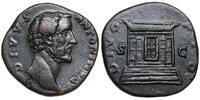 DIVUS Antoninus Pius (138-161) Sesterz Rom. ALTAR. Schöne Oberfläche! Ex. Slg. Egon Beckenbauer 1973! Ex. Dr. W. R. -