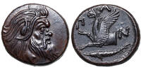 Thrakien, Pantikapaion (~310-304/3 BCE) Æ Cimmerian Bosporus. PAN / GREIF, STÖR -