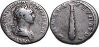 Trajan (98-117) AR Didrachme Cappadocia, Caesarea. KEULE -