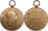 Franz Joseph I., 25. Thronjubiläum AE Medaille -