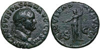 Vespasianus (69-79) &AElig; As Rom, 71. Aequitas h&auml;lt Zepter und Waage. Gute g... 240,00 EUR  Excl. 15,00 EUR Verzending