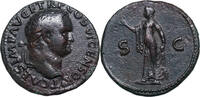 Titus Caesar (69-79) &AElig; As unter Vespasian Lugdunum, 77-78. SPES h&auml;lt Blu... 269,00 EUR  Excl. 15,00 EUR Verzending