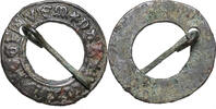 Ring Brosche "AVE MARIA" Intaktes seltenes Stück! -