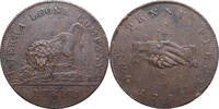 Sierra Leone 1 Penny 1791 Soho SIERRA LEONE COMPANY AFRICA. Handschlag ss 220,00 EUR175,00 EUR  Excl. 10,00 EUR Verzending