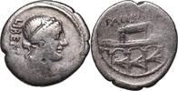 Lollius Palicanus (45 BCE) AR Denar Rom. Libertas / Subsellium auf Rostr... 220,00 EUR  Excl. 15,00 EUR Verzending
