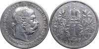 Franz Joseph I. (1848-1916) 1 Krone 1907 Wien. SELTEN! ss+ 298,00 EUR  Excl. 15,00 EUR Verzending