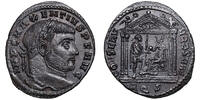 Maxentius (306-312) &AElig; Follis Aquileia. ROMA neben Kaiser im Tempel. Scha... 240,00 EUR  Excl. 15,00 EUR Verzending