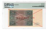 Poland 20 Złotych SPECIMEN 1946 PMG 63