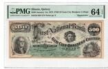 USA  500 Dollars 1873 PMG 64EPQ