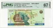 Uzbekistan 5000 Som UNIQUE TOP POP SPECIMEN -