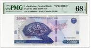Uzbekistan 20 000 Som UNIQUE TOP POP SPECIMEN -