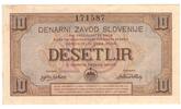 Yugoslavia 10 Lir -