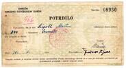 Yugoslavia 800 Lir Slovenian partisans, national district committee Bikini Hrpelje-Kozina -